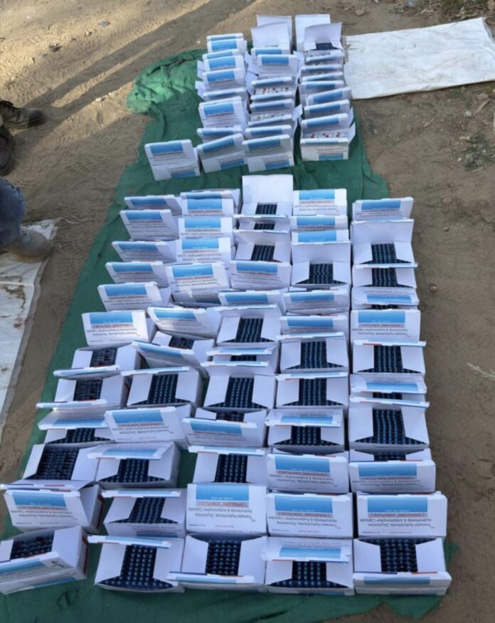 आगरा से महवा तक पहुंचाई जा रही 72 हजार प्रतिबंधित ट्रामाडोल कैप्सूल की बड़ी खेप जब्त, एक तस्कर गिरफ्तार