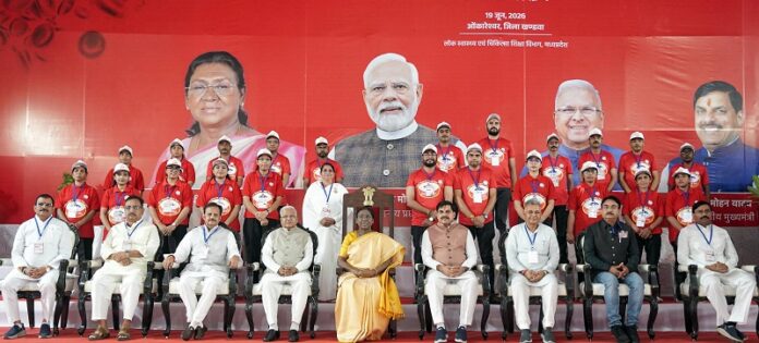 राष्ट्रपति द्रौपदी मुर्मू ओंकारेश्वर में विश्व सिकल सेल दिवस समारोह