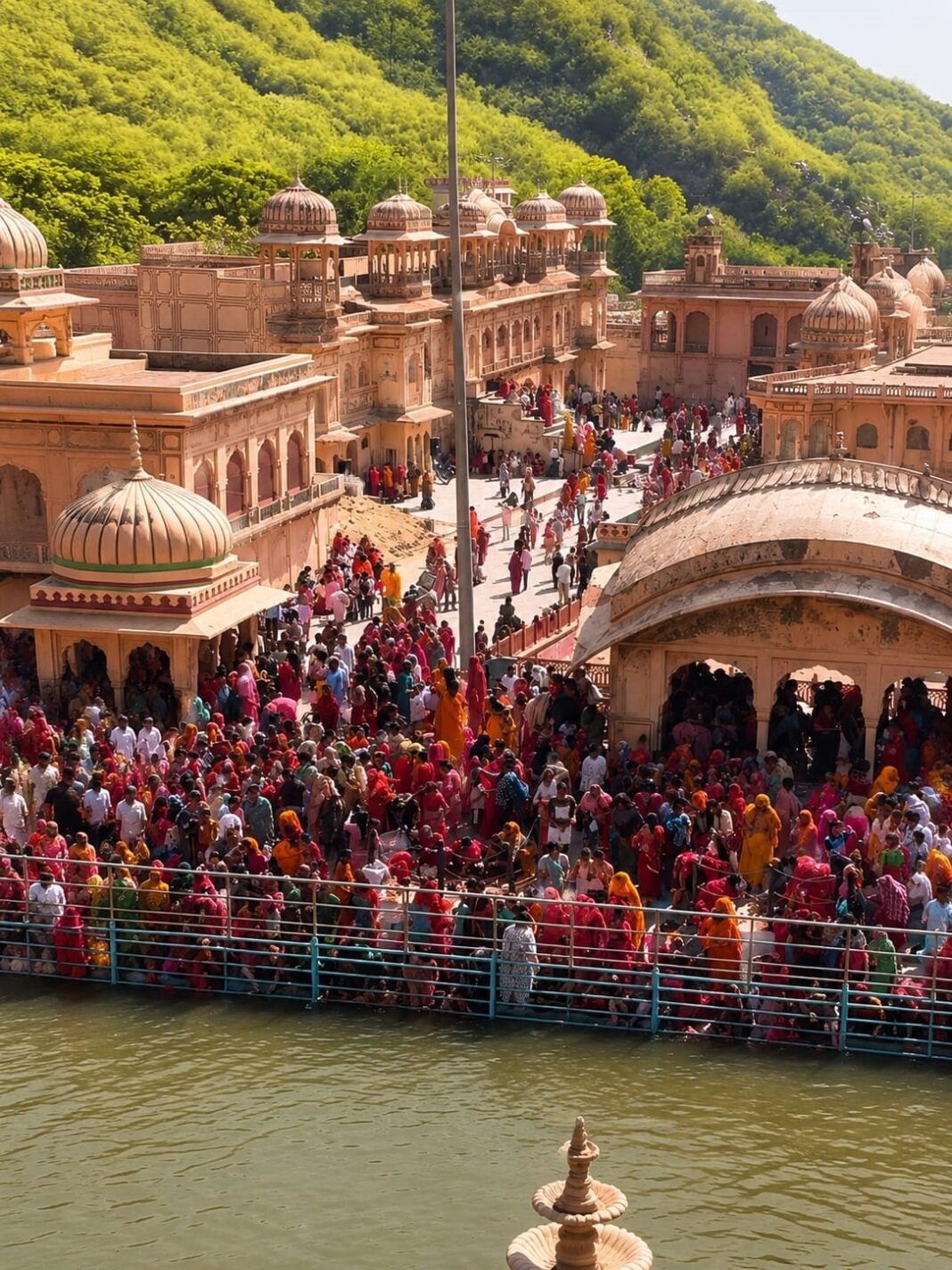 सोमवती अमावस्या पर धर्ममय हुई छोटी काशी: गलता कुंड में उमड़ा आस्था का सैलाब सोमवती अमावस्या पर धर्ममय हुई छोटी काशी: गलता कुंड में उमड़ा आस्था का सैलाब