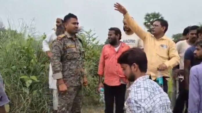 ट्रेन और बस में टक्कर
