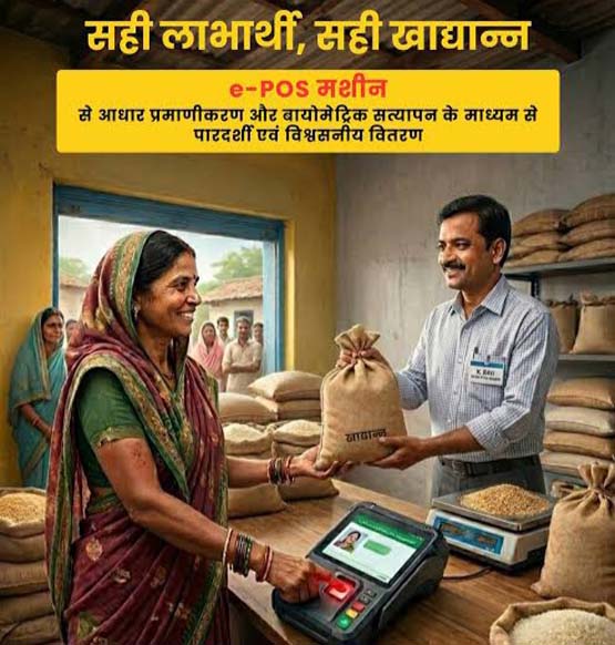 अब सिर्फ बायोमेट्रिक से मिलेगा खाद्यान्न बायोमेट्रिक खाद्यान्न वितरण प्रणाली