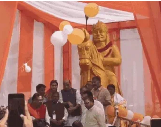 रक्षा मंत्री राजनाथ सिंह ने किया महाराणा प्रताप की प्रतिमा का अनावरण रक्षा मंत्री राजनाथ सिंह ने किया महाराणा प्रताप की प्रतिमा का अनावरण