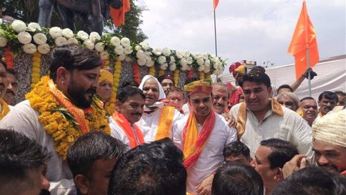 सीहोर में महाराण प्रताप की प्रतिमा अनावरण कार्यक्रम