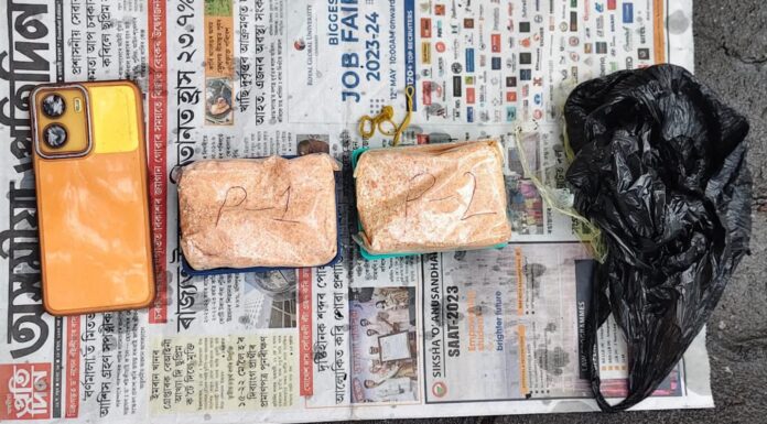 बरामद की गई हीरोइन