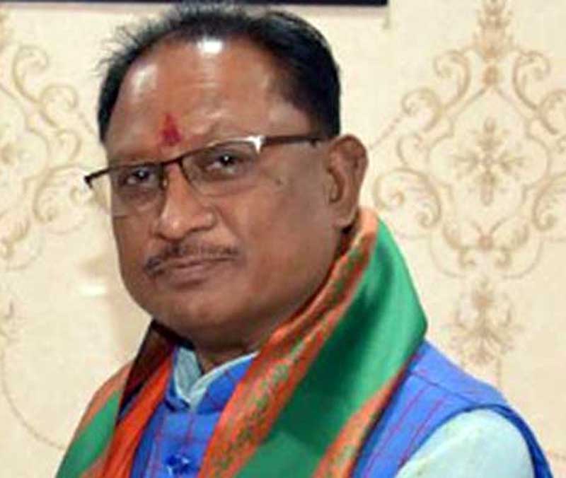 छत्तीसगढ़ के मुख्यमंत्री विष्णुदेव साय की फाइल फोटो छत्तीसगढ़ के मुख्यमंत्री विष्णुदेव साय की फाइल फोटो