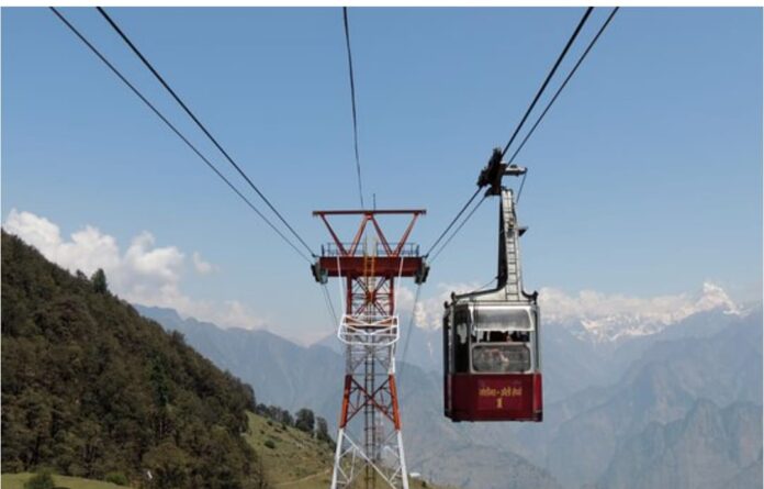 औली में रोपवे सेवा शुरू, पर्यटकों को मिलेगा नया अनुभव