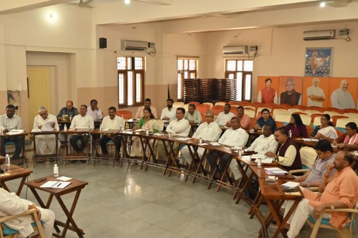भाजपा की प्रदेश स्तरीय बैठक: नेताओं ने साझा की भविष्य की रणनीति