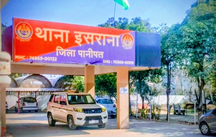 पानीपत के इसराना थाने में कार्रवाई