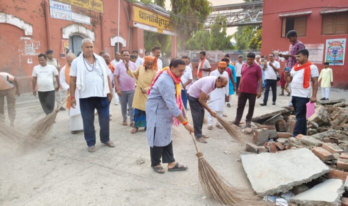 मंत्री स्वच्छता अभियान
