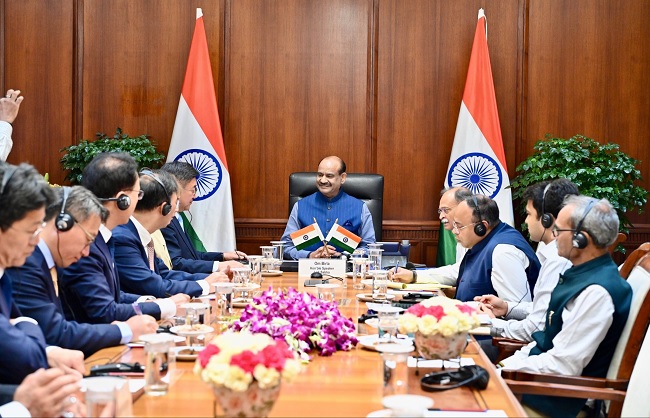 लोकसभा अध्यक्ष ओम बिरला ने कोरिया गणराज्य के आंतरिक और सुरक्षा मंत्री से की मुलाकात लोकसभा अध्यक्ष ओम बिरला ने कोरिया गणराज्य के आंतरिक और सुरक्षा मंत्री से की मुलाकात