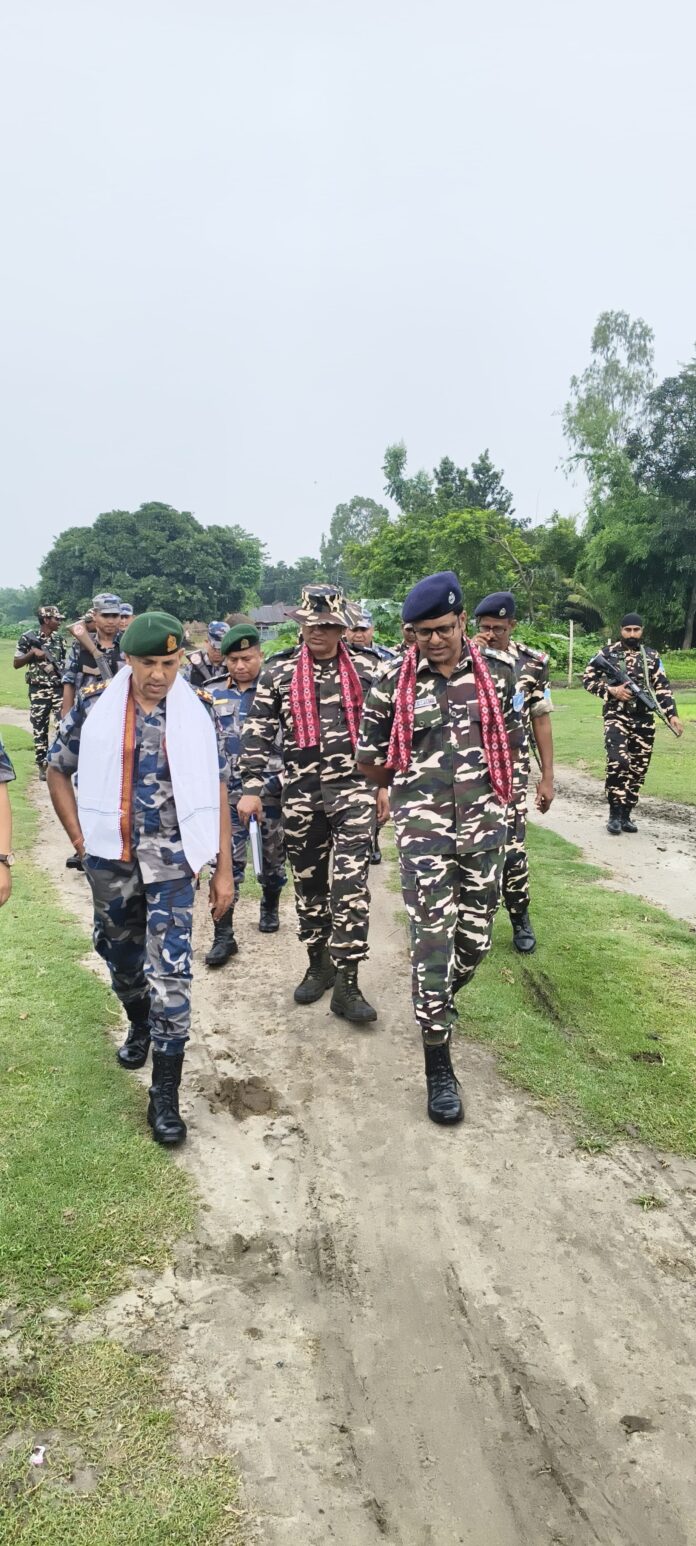 अररिया फोटो जवान कार्रवाई में