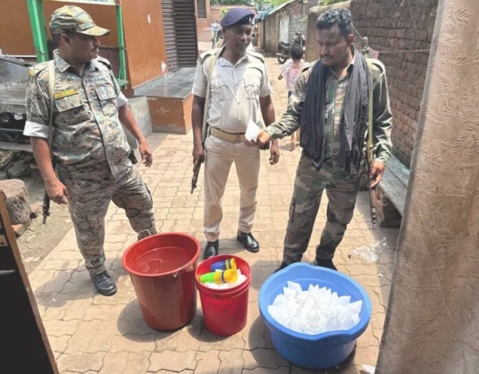 अवैध शराब कारोबार की गिरफ्तारी