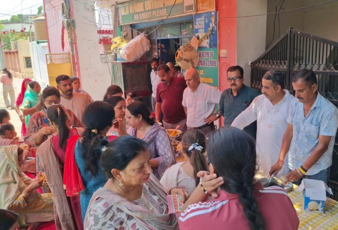 भगवान हनुमान की प्रतिमा का भव्य आयोजन