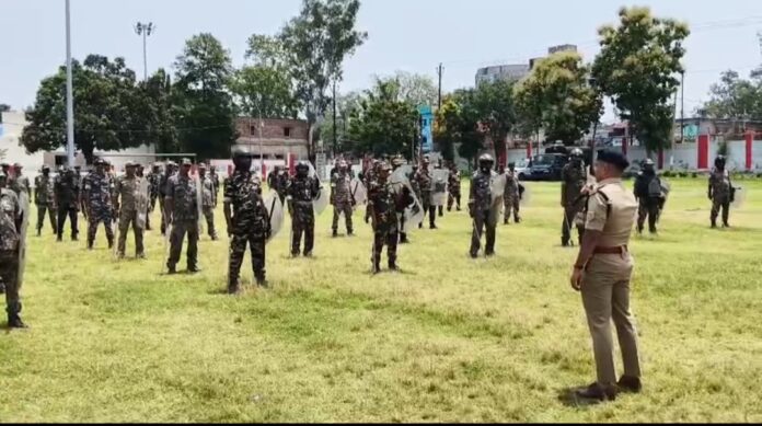 मॉक ड्रिल का दृश्य पेश करने के लिए तैयारी