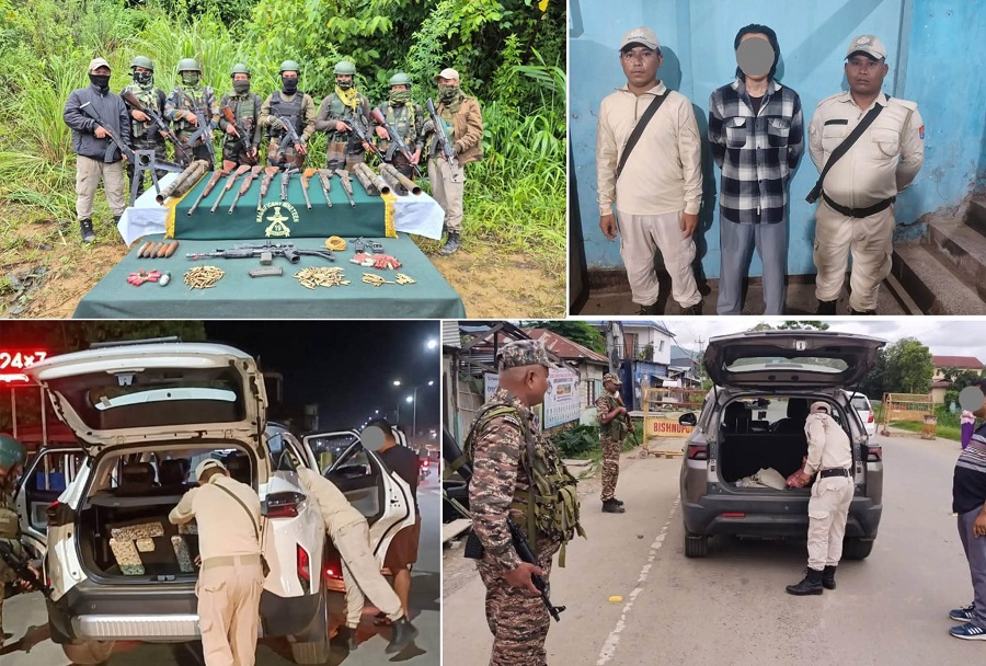 मणिपुर पुलिस ने उग्रवादियों के खिलाफ कार्रवाई की