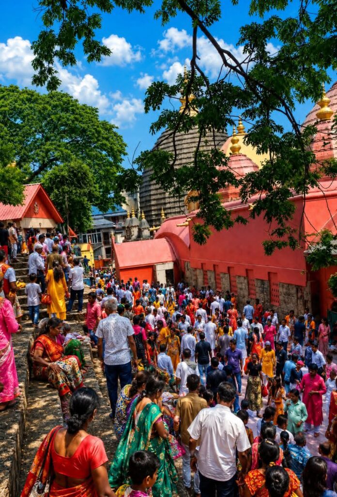 कामाख्या मंदिर का अम्बुबाची मेला कामाख्या मंदिर का अम्बुबाची मेला