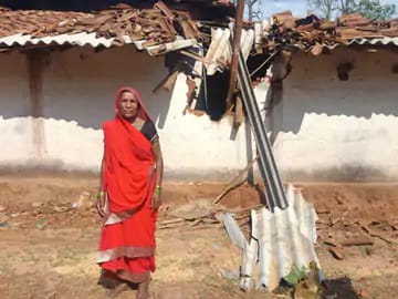 लोनर हाथी दो घरों में मचाई तबाही