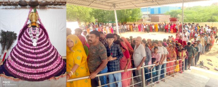 निर्जला एकादशी पर खाटू श्याम मंदिर में भक्त निर्जला एकादशी पर खाटू श्याम मंदिर में भक्त