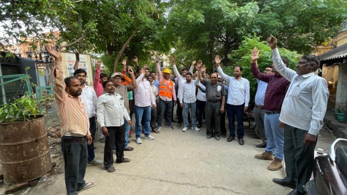 उत्तर प्रदेश विद्युत संघर्ष समिति के पदाधिकारी