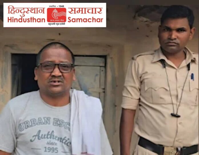 अवैध देशी शराब का आरोपित गिरफ्तार