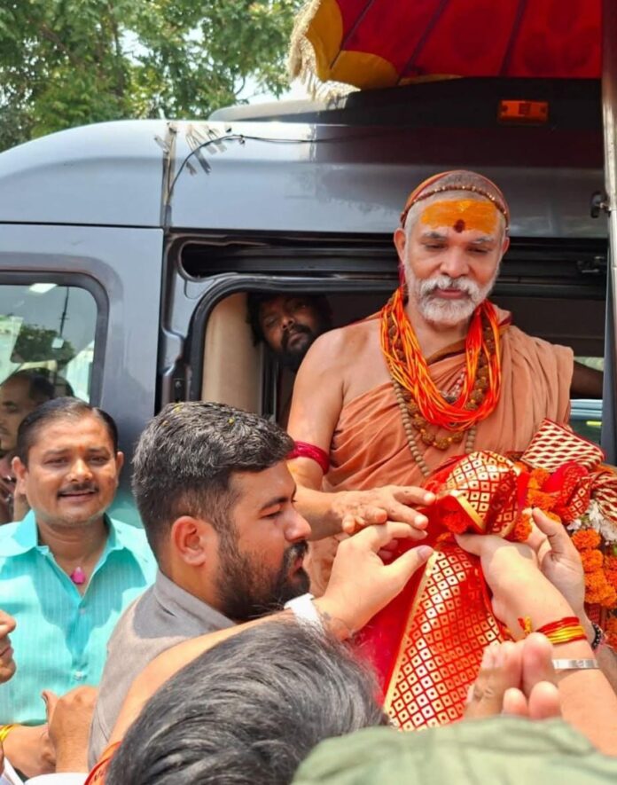 जगद्गुरु शंकराचार्य मुरादाबाद पहुंचे