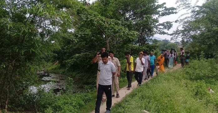 पुलिस जांच की तस्वीर