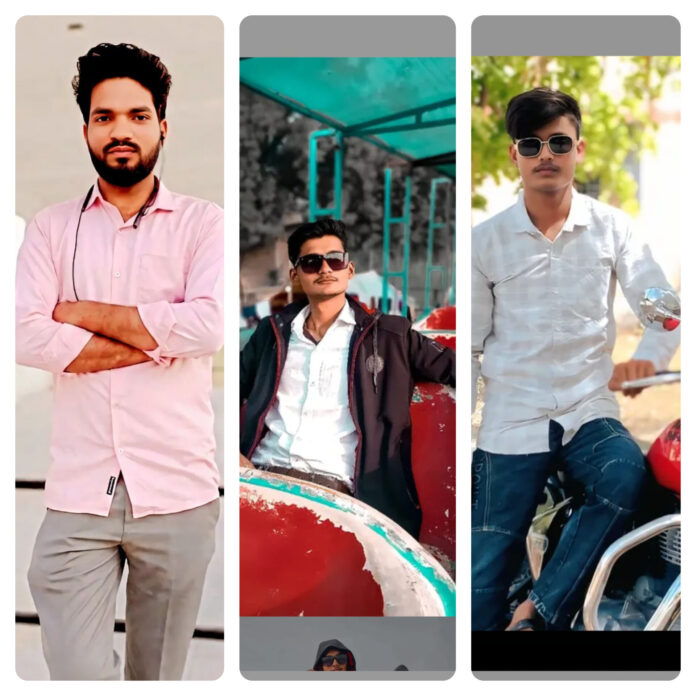 डम्फर टक्कर में तीन युवकों की मौत हो गई