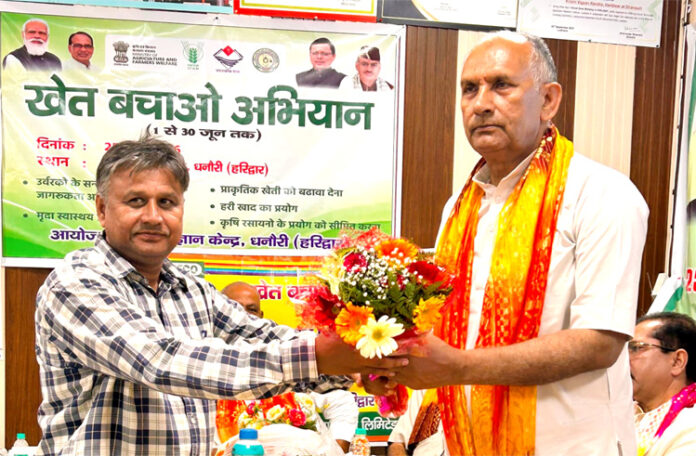गन्ना राज्य मंत्री श्याम वीर सैनी