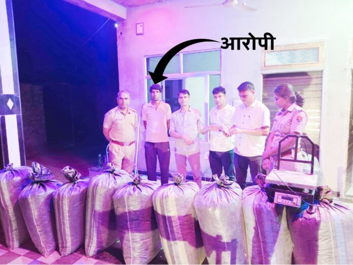 नशा कारोबारी गिरफ्तारी की तस्वीर