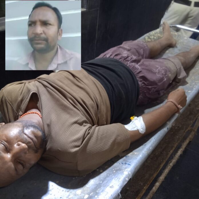 मृतक जीवित अवस्था का चित्र व शव