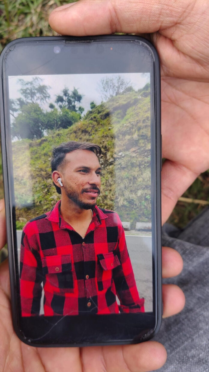 युवक गुमशुदगी सार्थल झरने में