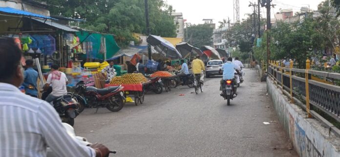 दमोह फुटपाथ कब्जा समस्या