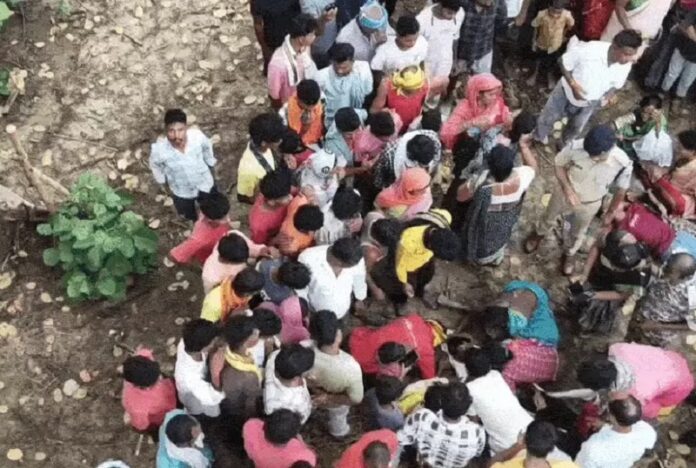 बेहर में आकाशीय बिजली घटना वीडियो