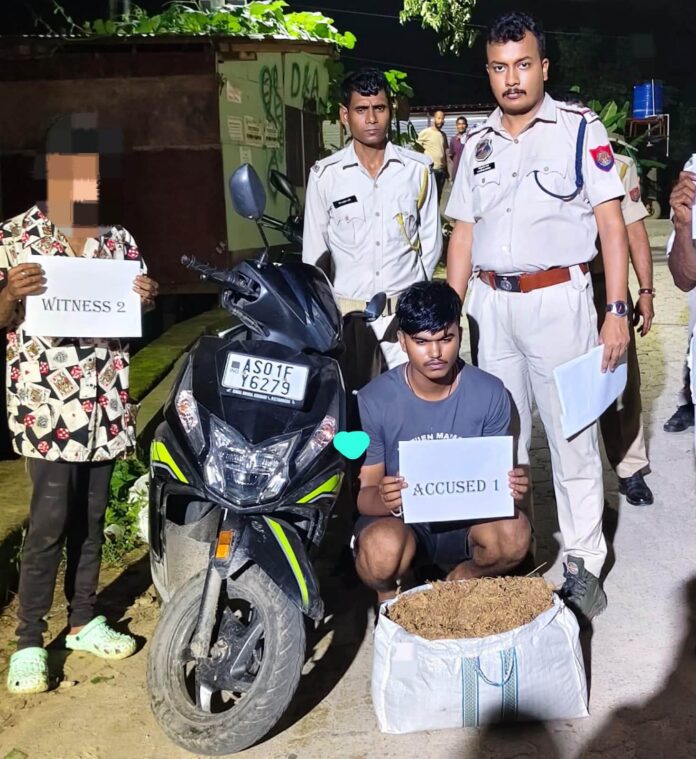 गांजा गिरफ्तारी की बड़ी कार्रवाई