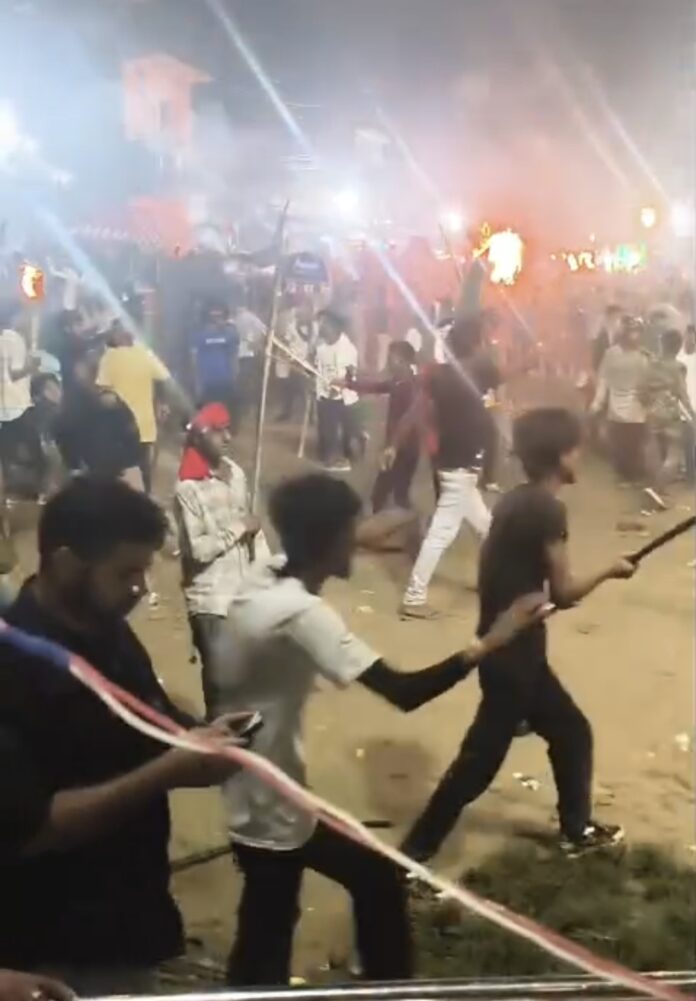 अररिया में पत्थरबाजी का वीडियो