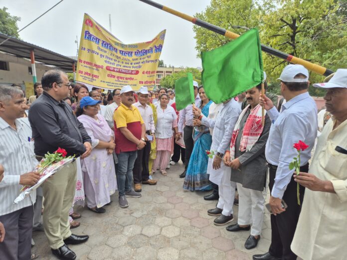 पोलियो रैली का आयोजन किया गया