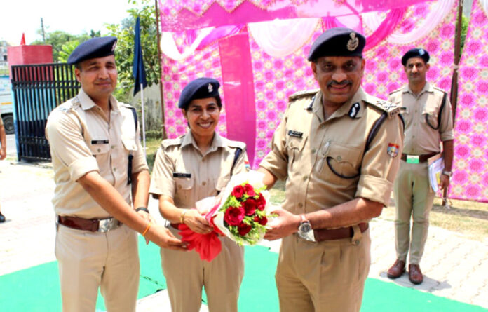 पुलिस महानिरीक्षक स्वागत कार्यक्रम फोटो