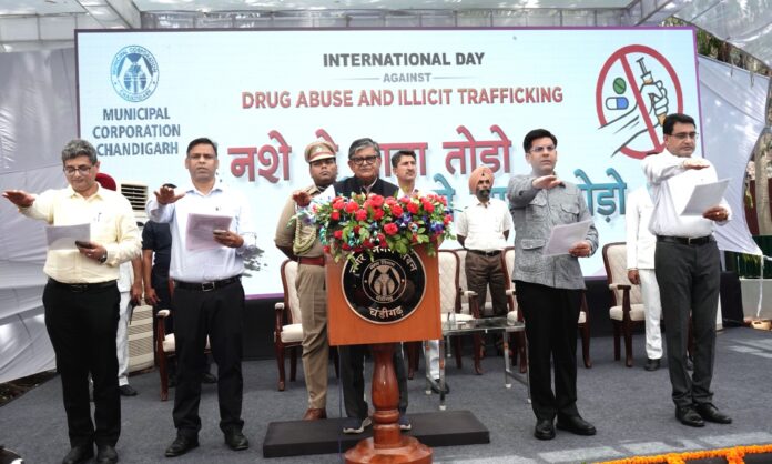 राज्यपाल गुलाब चंद कटारिया नशा विरोधी शपथ