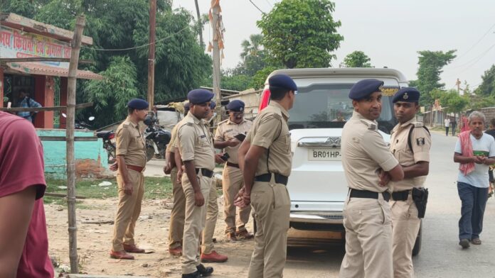 पुलिस कैम्प दरभंगा जिले में
