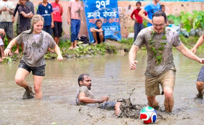 पोखरा धान रोपाई महोत्सव का आयोजन