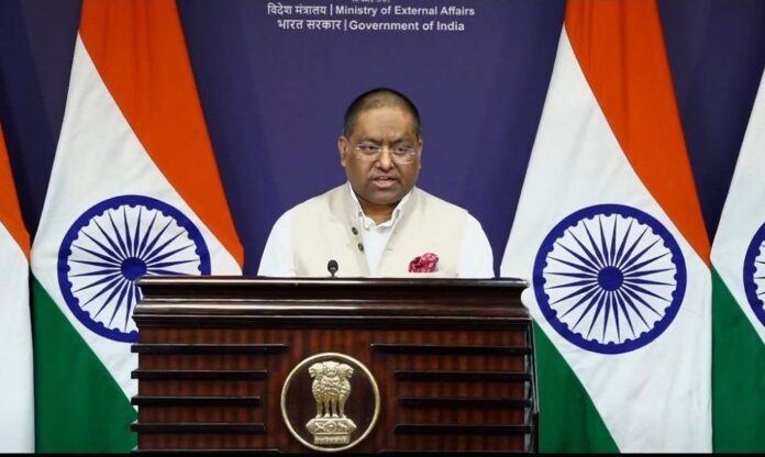 भारतीय विदेश मंत्रालय का विवादित बयान