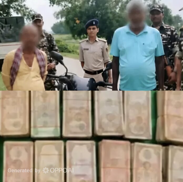 नेपाली करेंसी के साथ गिरफ्तारी