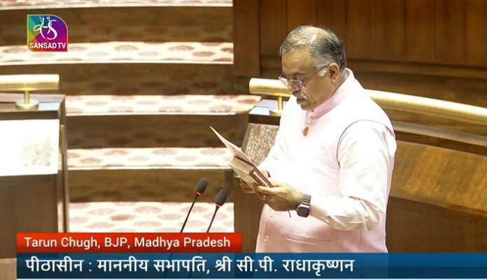 भाजपा नेता तरुण चुघ राज्यसभा में शामिल