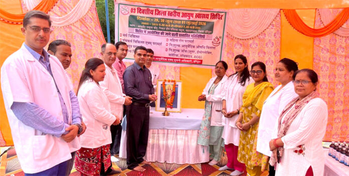 शिविर के शुभारम्भ अवसर पर विशेष प्रशिक्षण