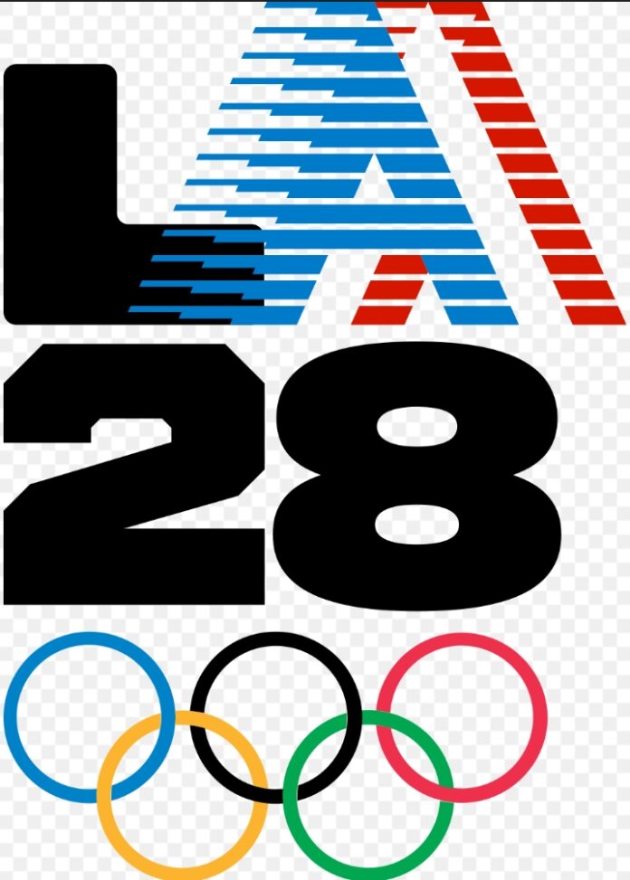 एलए ओलंपिक 2028 का आधिकारिक लोगो