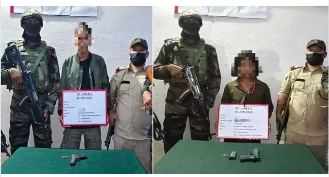 निक्की सुमी) के दो उग्रवादियों ने किया आत्मसमर्पण, पुलिस ने किया गिरफ्तारी निक्की सुमी उग्रवाद आत्मसमर्पण