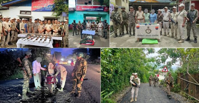 मैनिपुर ब्राउन शुगर सीजर और हाथों की वसूली