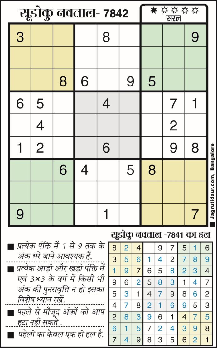 सुडोकू खेल: 01 जुलाई, 2026 का सबसे अच्छा प्रश्नोत्तरी खेल