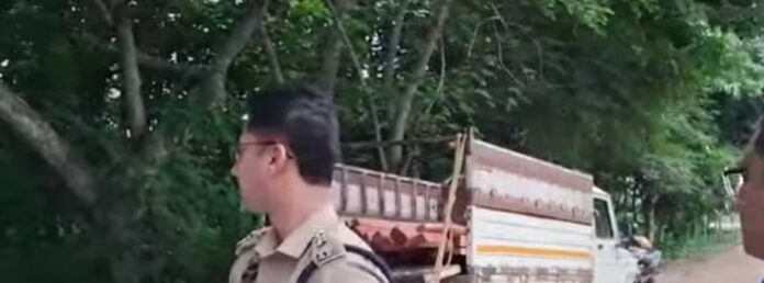 तीन लकड़ी तस्कर गिरफ्तार फोटो