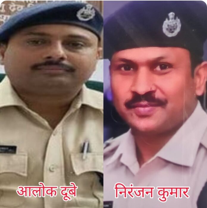 निलंबित थाना प्रभारी आलोक दुबे